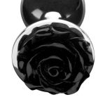 Black Rose Anal Plug - Small - Image 4