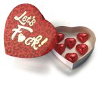 Let's Fuck - Chocolate Heart Box