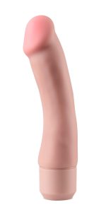 Dr. Skin Silicone – Dr. Steve - 7 Inch Vibrating Dildo - Beige - Image 3