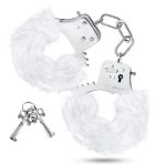 Temptasia - Plush Fur Cuffs - White - Image 4