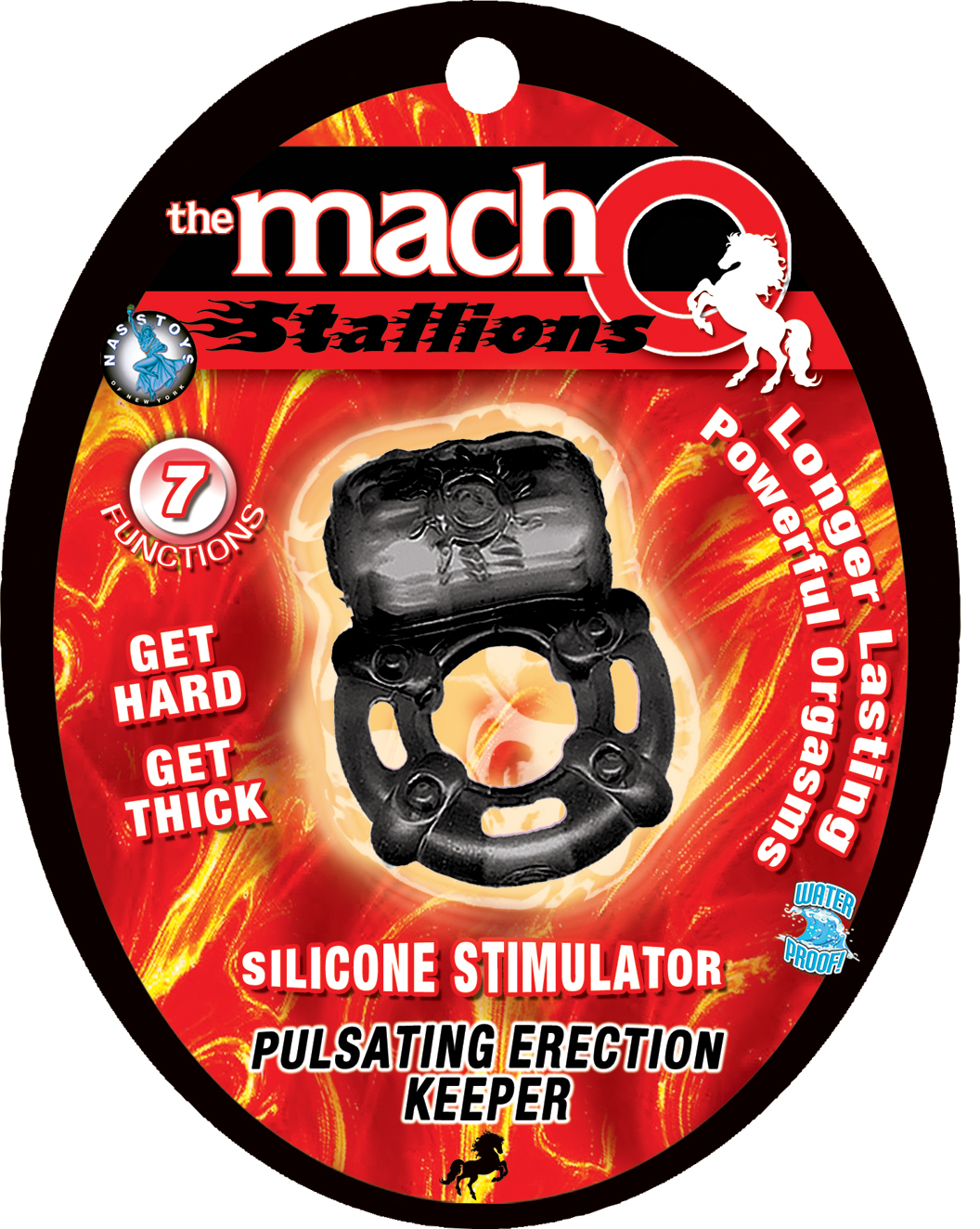 SwWHNXLfGdya6oipNCYFtBdgY9bFbCcl The Macho Stallions Pulsating Erection Keeper - Black - Image 1