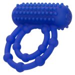Silicone Rechargeable 10 Bead Maximus Ring - Blue - Image 4