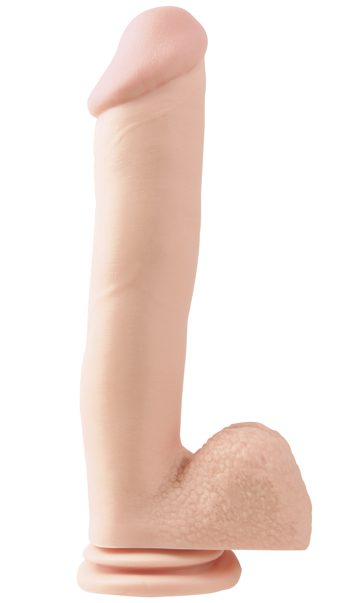 T8mnyj6s2LLyJquXaBN8vpqpL0Rb3jFf Basix Rubber Works 12 Inch Dong With Suction Cup - Light - Image 1