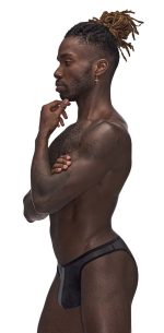 Landing Strip Bikini Brief - XL - Black - Image 4