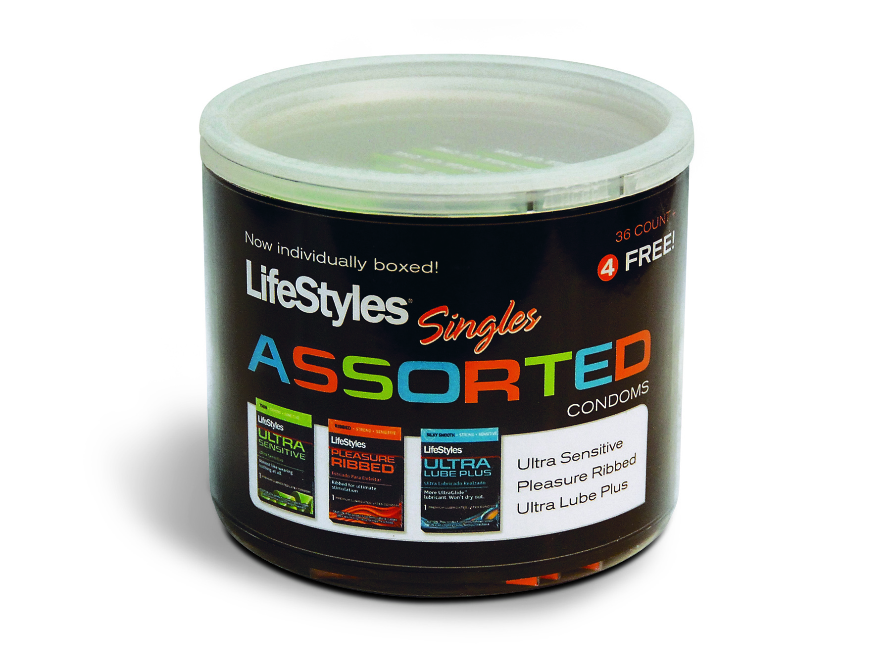 TDx9c0QgtwngIWWEPTZQlRGrmBkQW04P Lifestyles Assorted Singles - 40 Count Jar - Image 1