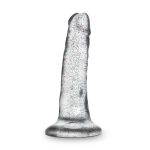 Naturally Yours - 5.5 Inch Glitter Dong - Sparkling Clear - Image 3