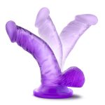 Naturally Yours - 4 Inch Mini Cock - Purple - Image 5