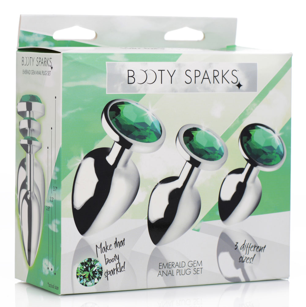 TRwI0L6qqm2jgUrH6Il6NrP0BZfGI6gL Emerald Gem Anal Plug Set - Image 1