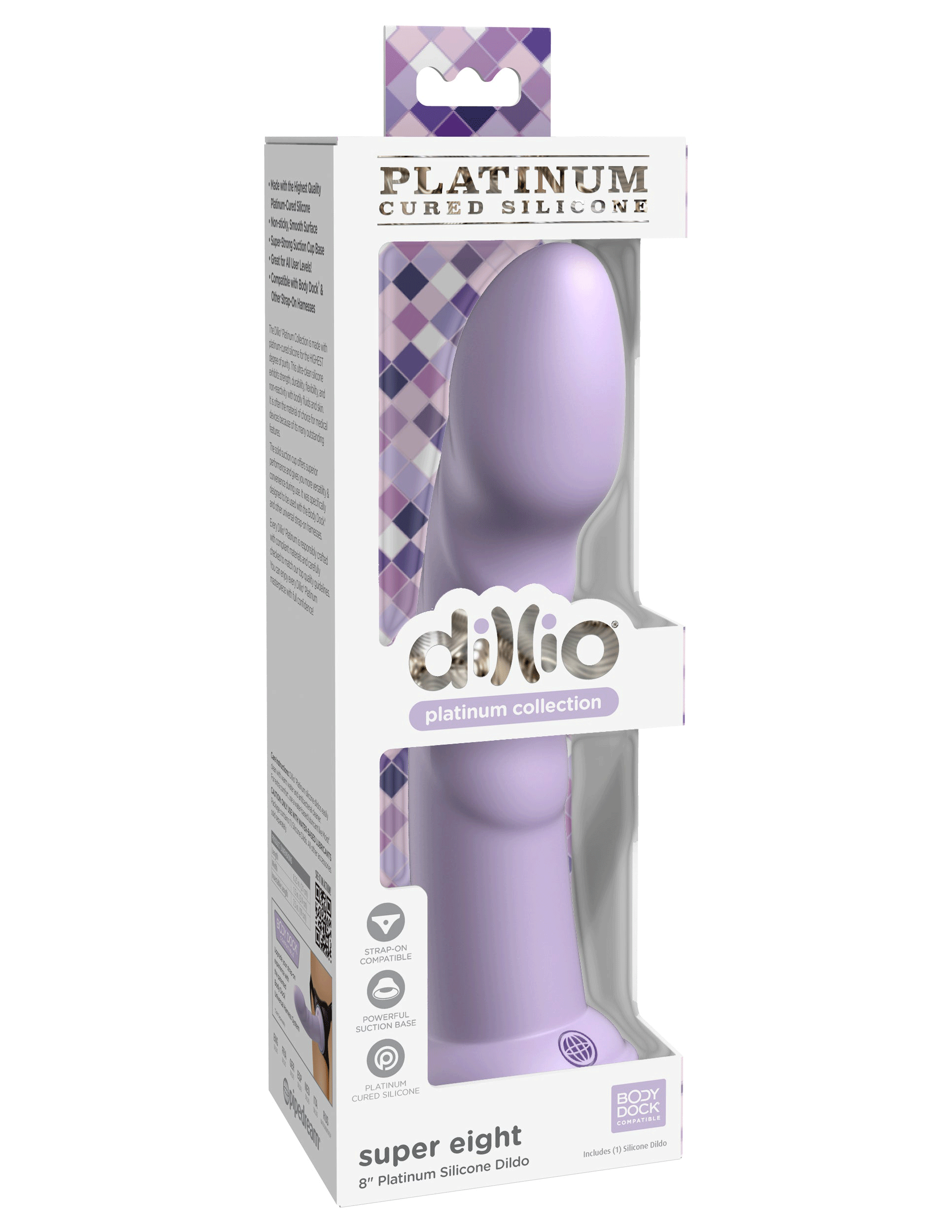 TSCHvfDNUI56P9o4Q4tF0Npbg70fULrv Dillio Platinum - Super Eight 8 Inch Dildo - Purple - Image 1