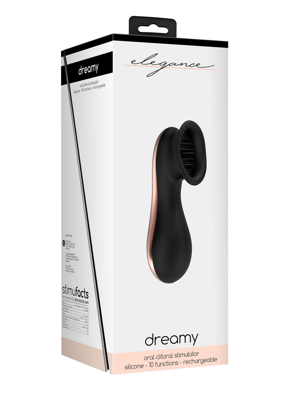 TXFkhoQfavXAPJV1mlXrSiS1SVn6qE1S Oral Clitoral Stimulator - Dreamy - Black - Image 1