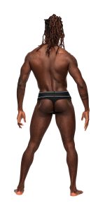 Modal Rib Bong Thong - X-Large - Black - Image 3