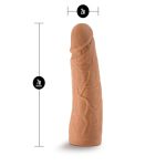 Lock on - 7 Inch Realistic Lock on Dildo - Mocha - Image 4