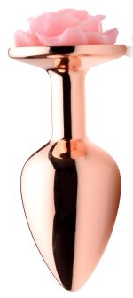 Pink Rose Gold Anal Plug - Small - Image 7
