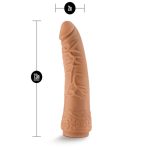 Lock on - 7.5 Inch Realistic Lock on Dildo - Mocha - Image 4