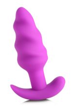 21x Silicone Swirl Plug With Remote - Purple - Image 4