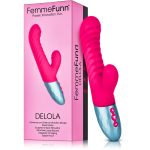 Delola Liquid Silicone Rabbit - Pink - Image 9