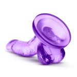 Naturally Yours - 4 Inch Mini Cock - Purple - Image 4