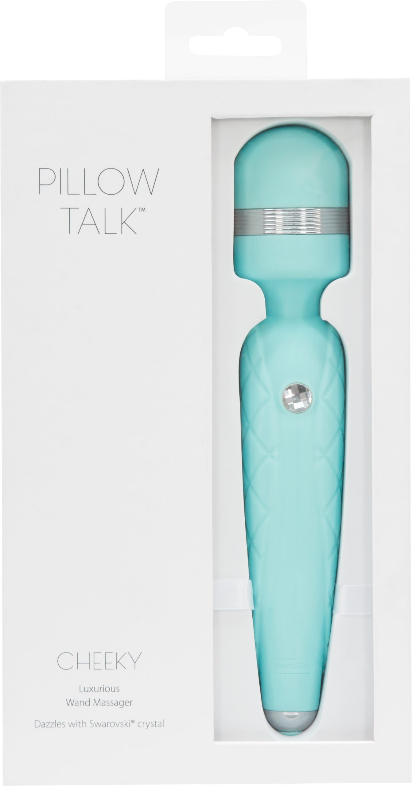 TyWn2kRX2Ifypc6rzTfejbWC6VyoBbJ4 Pillow Talk Cheeky Wand With Swarovski Crystal - Teal - Image 1