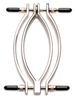 Pussy Tugger Adjustable Pussy Clamp With Leash - Silver - Image 8