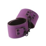 Lust Bondage Wrist Cuff - Purple - Image 2