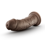 Dr. Skin Glide 8 Inch Self Lubricating Dildo - - Chocolate - Image 4