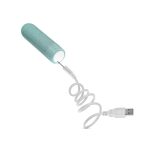 Gaia – Eco Rechargeable Bullet - Aqua - Image 4