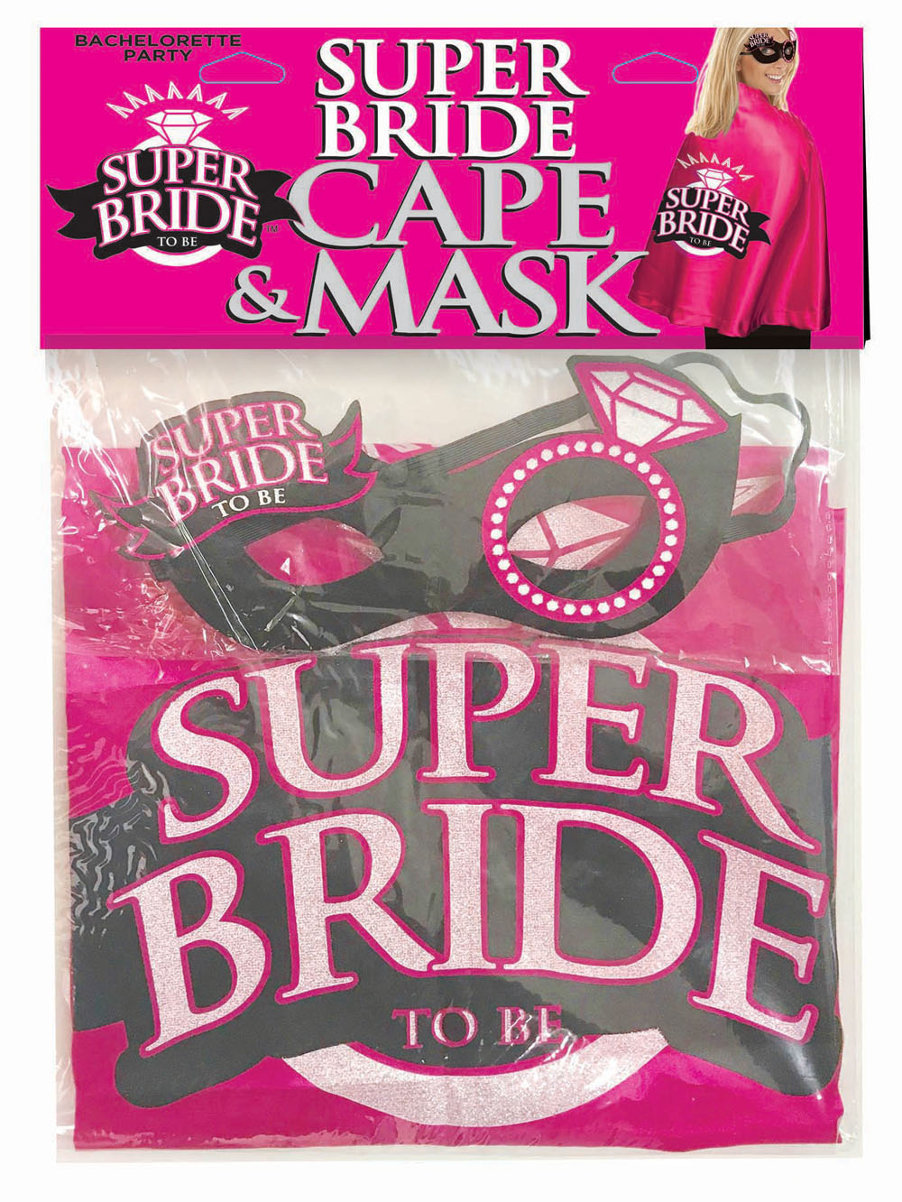 U4m0LwcBBbarWDIJr2PBKH5dFjKnEmo5 Super Bride Cape and Mask - Hot Pink/black - Image 1
