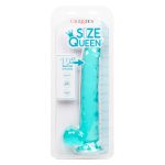 Size Queen 10 inch/25.5 Cm - Blue - Image 2