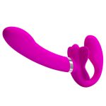 Pretty Love Valerie Strapless Strap on - Fuchsia - Image 5