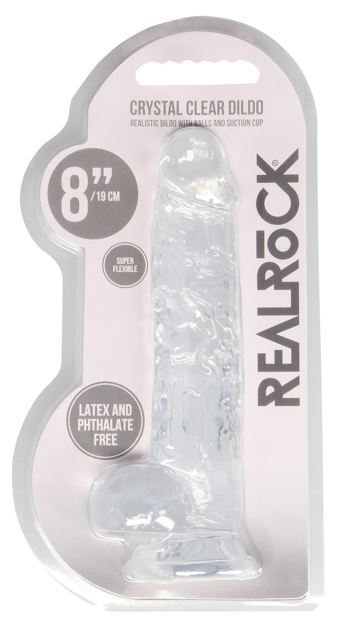 UCOFdDCvUfqXTQQ1p3su48PPMpq2xw7H 8 Inch Realistic Dildo With Balls - Translucent - Image 1
