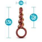 Anal Adventures Matrix - Spiral Loop Plug - Copper - Image 4