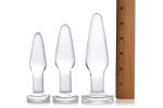 Dosha 3 Piece Glass Anal Plug Kit - Image 4
