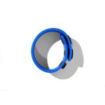 Silicone Cock Strap - Blue - Image 3
