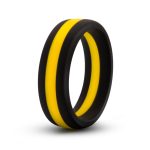 Performance - Silicone Go Pro Cock Ring - Black/gold/black - Image 2
