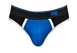 Retro Sport Panel Jock - L/ XL - Black/ Blue - Image 2
