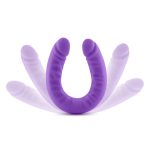 Ruse - 18 Inch Silicone Slim Double Dong - Purple - Image 3