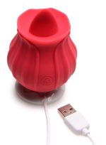 Bloomgasm - Wild Violet 10x Licking Clit Stimulator - Red - Image 3