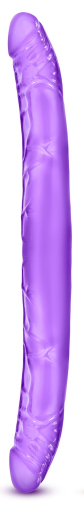 Unf27VByV7mRvVZEVLX5kucQP3vUptom B Yours 16 Inch Double Dildo - Purple - Image 1