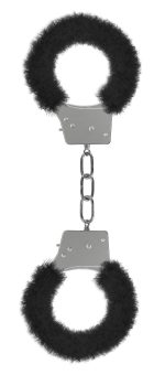Beginner's Furry Handcuffs - Black - Image 2