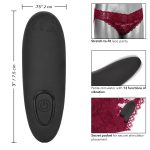 Remote Control Lace Panty Set - S/ M - Burgundy - Image 10