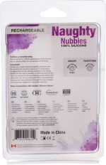 Naughty Nubbies - Rechargeable Silicone Massager - Purple - Image 4