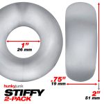 Stiffy 2-Pack Bulge-Rings - Clear Ice - Image 6