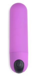 Bang Vibrating Bullet With Remote Control - Purple - Image 2