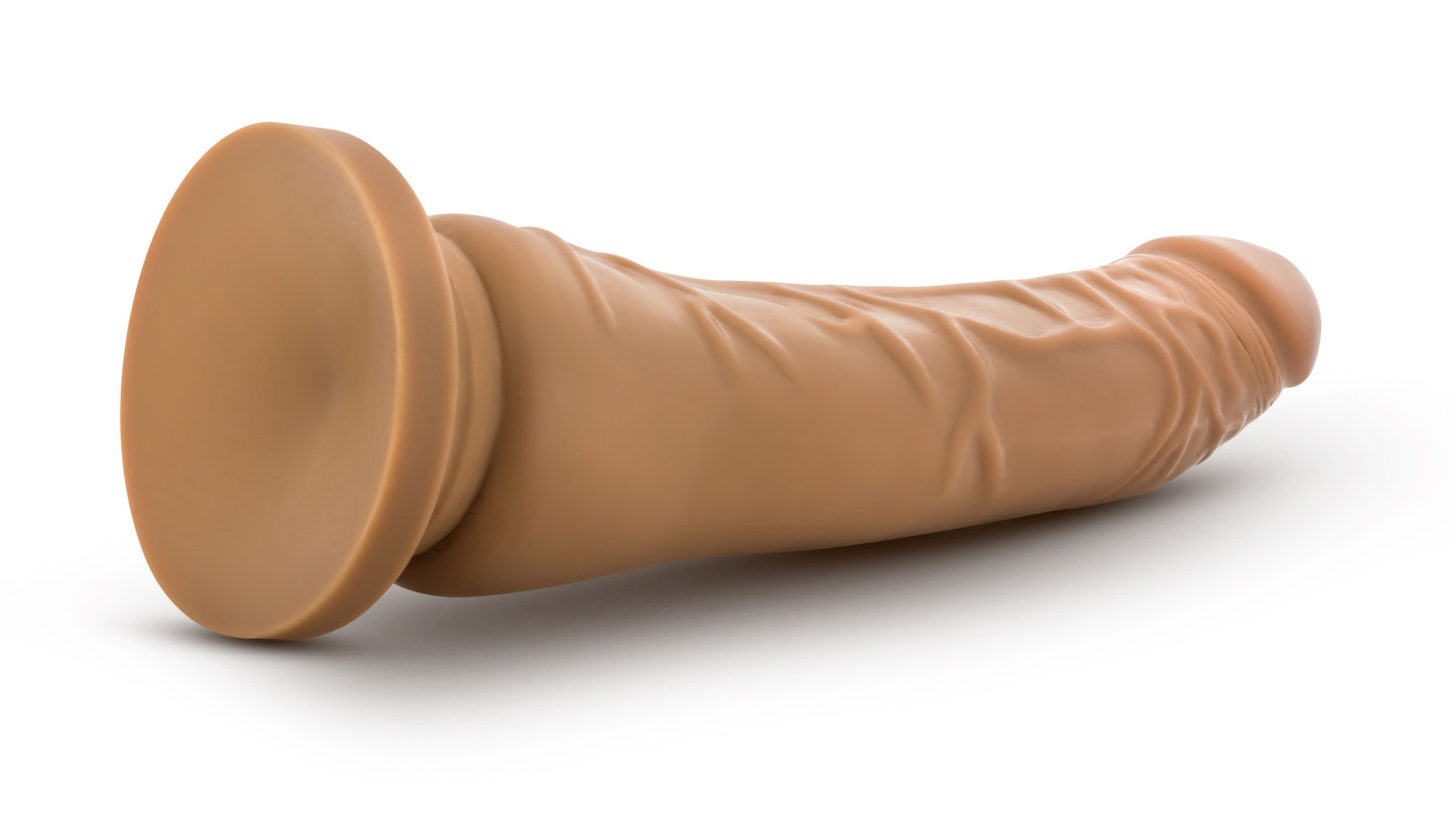 VCEiFkVWnYVX4IXUfVLnhkqj5nHK5Gh5 Dr. Skin Silicone - Dr. Noah - 8 Inch Dong With Suction Cup - Mocha - Image 1