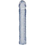 Crystal Jellies Classic Dong 10 Inch - Clear - Image 2