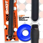 Oxshot - Butt-Nozzle Shower Hose 12 Inch - Black Blue - Image 2