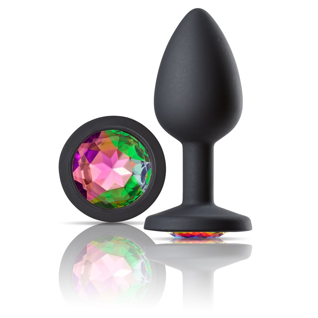 VPqWYa1emLXbG1PA6tf3z8ukoiGLa8tF Cloud 9 Novelties Gems Jeweled Silicone Anal Plug - Small - Image 1