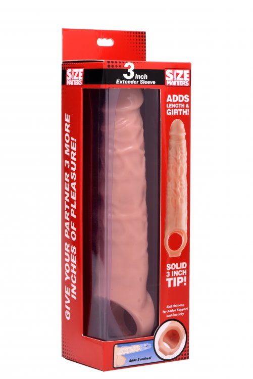 VZnw66b47d9rLSWHxokniM1VGzYCxTbp 3 Inch Extender Sleeve - Flesh - Image 1