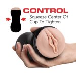 M for Men - Soft and Wet - Pussy With Pleasure Ridges and Orbs - Self Lubricating Stroker Cup - Vanilla - Image 4