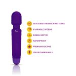 Tempest Wand Massager - Violet - Image 5